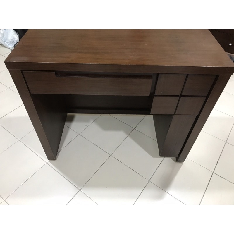 書桌/電腦桌/實木桌古董褐色 出清！😄