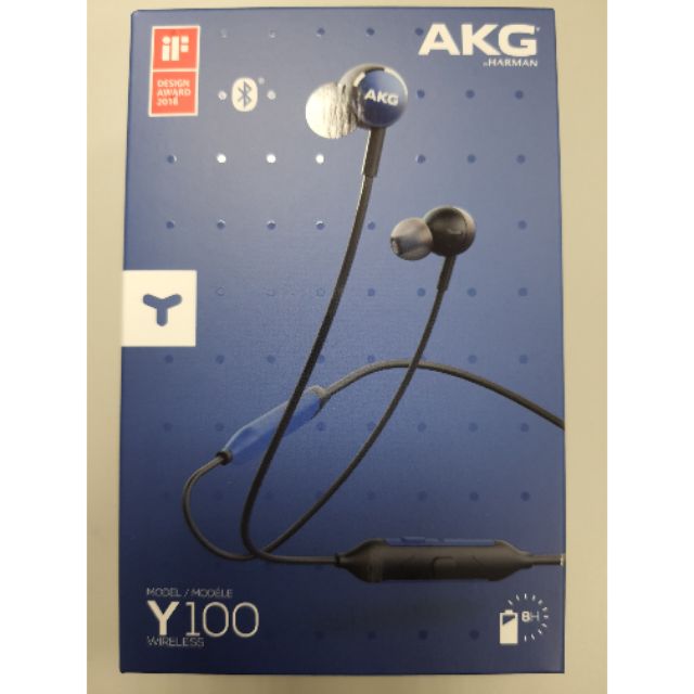 全新AKG Y100 無限藍芽耳機