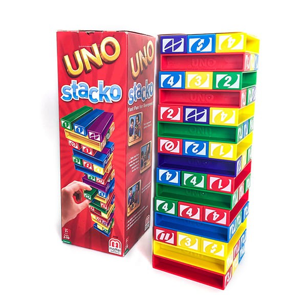 《美泰兒》UNO疊疊樂 UNO stacko【桌弄正版桌遊】