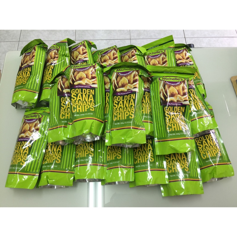 現貨350g- 菲律賓必買 Michelle's 黃金香蕉乾 香蕉餅乾 焦糖香蕉脆片 香蕉片
