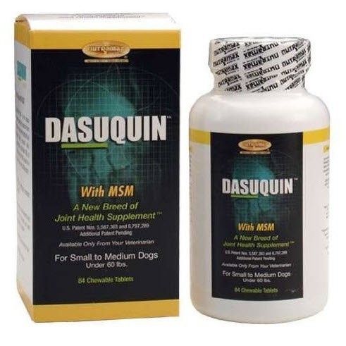 中小型狗專用! 84顆嚼錠型經濟瓶 Dasuquin + MSM 加強版