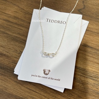 TEDDREO 全純銀細緻迷尼小無限項鍊