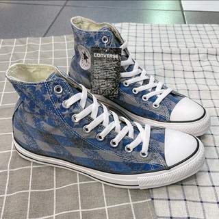 CONVERSE Chuck Taylor All Star 灰藍色 高筒 塗鴉 148705C