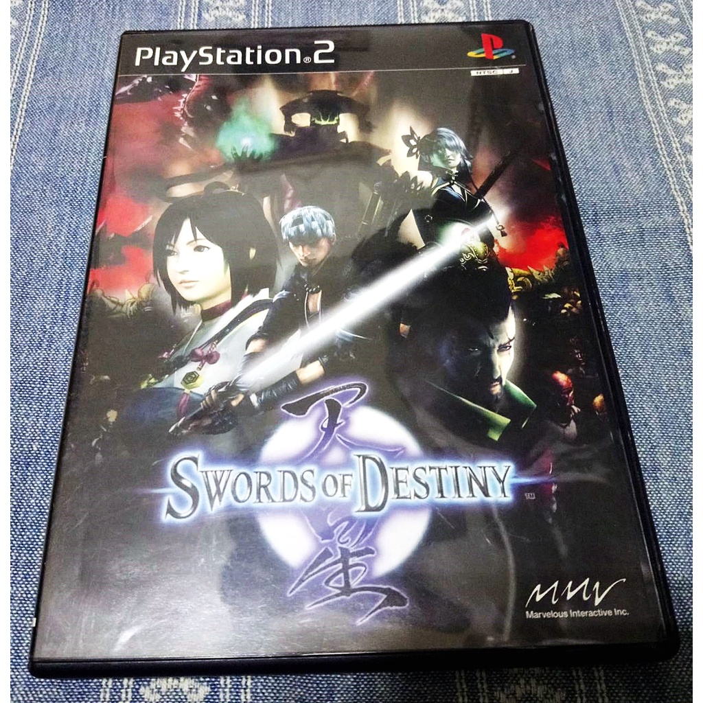 (近無刮) PS2 天星 命運之劍 Tensei Sword of Destiny 日版遊戲 E3