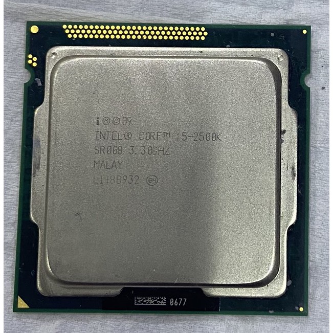 二手良品 INTEL i5 2500k CPU 處理器 LGA 1155 二代