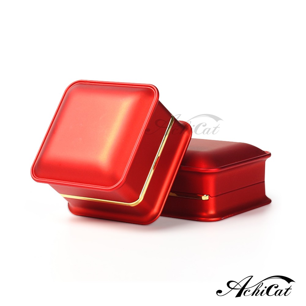 AchiCat．求婚戒指盒．璀璨LED燈．禮盒．燈盒．展示珠寶盒．E6004