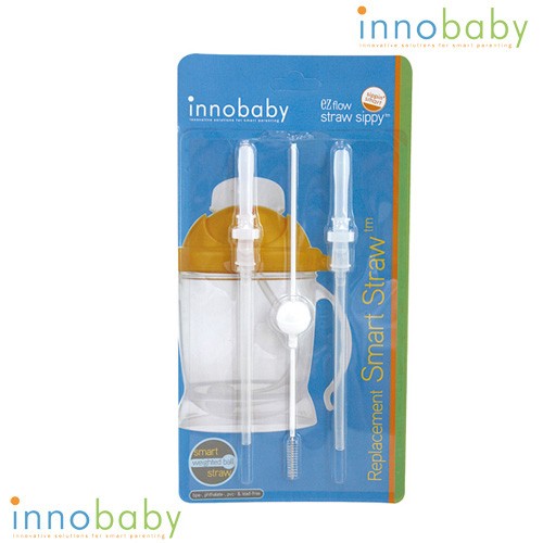 美國 Innobaby 不銹鋼握把吸管杯-替換吸管組 （不含水壺）