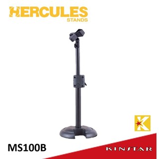Hercules MS 100B MS-100B 圓盤桌上型 麥克風架 【金聲樂器】