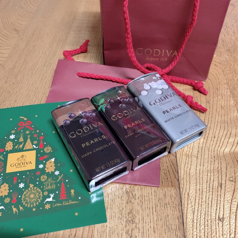 ［GODIVA］經典巧克力豆 黑巧克力豆 薄荷巧克力豆