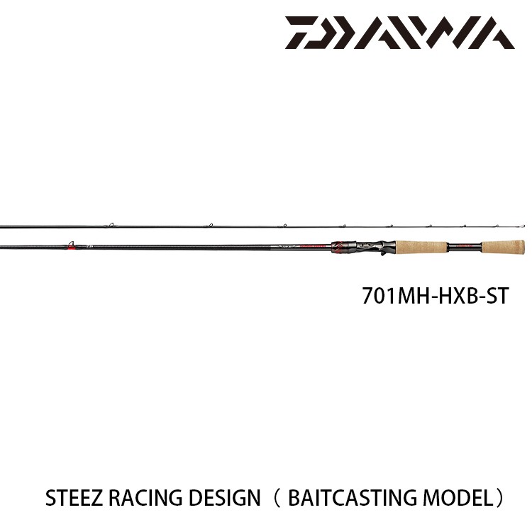 DAIWA 20 STEEZ RACING DESIGN 701MH/HXB-ST [漁拓釣具] [淡水路亞竿][量少]