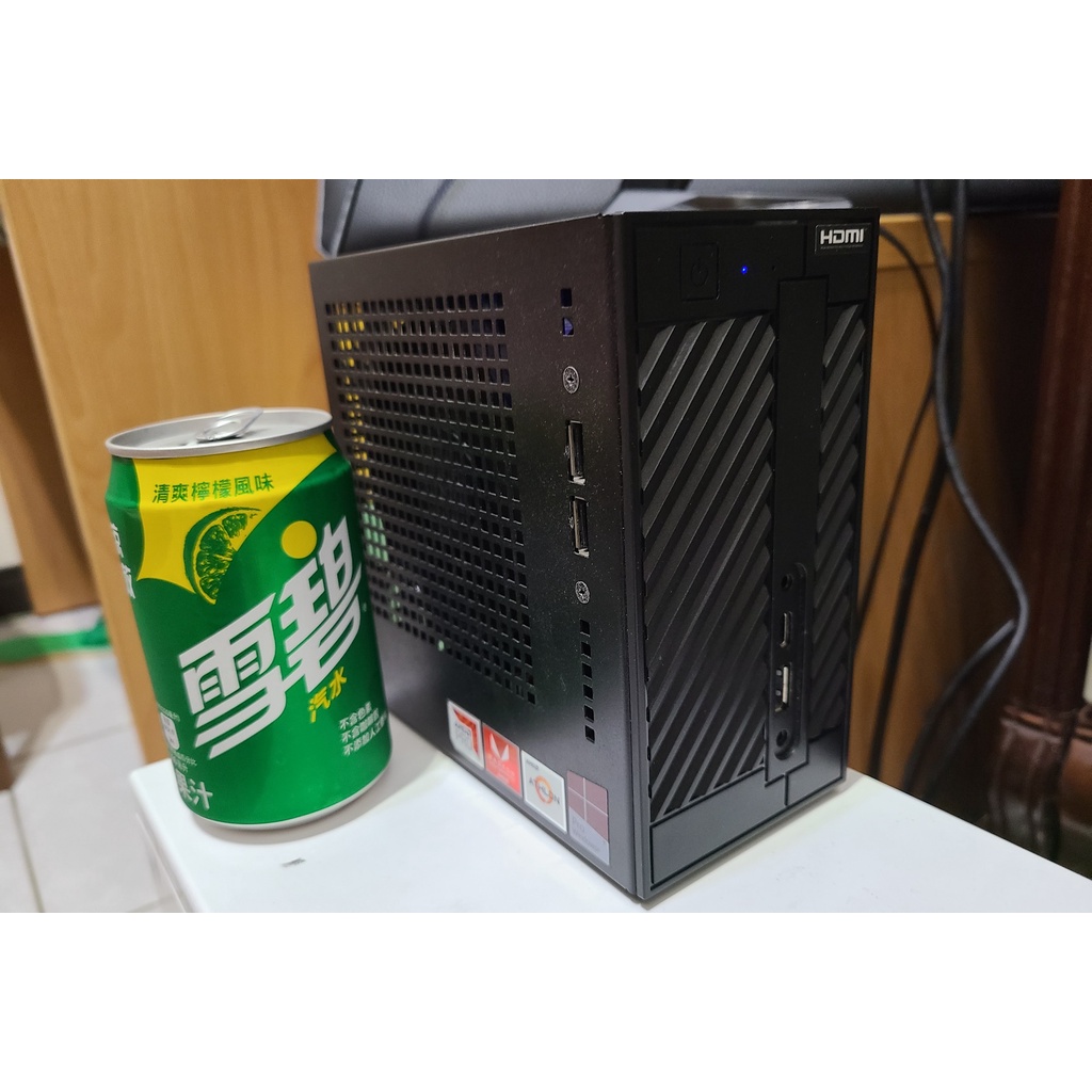 華擎 DeskMini A300 AMD R5-3350GE 4核8緒 VEGA 11 DDR4 8G*2可裝5700G