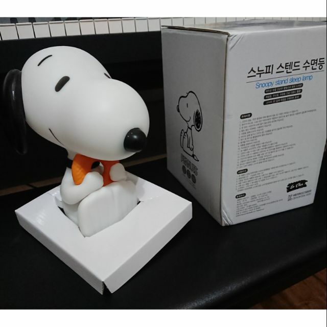 【夜燈】Snoopy 甜甜圈/韓國/史努比/療癒擺飾/電池供電