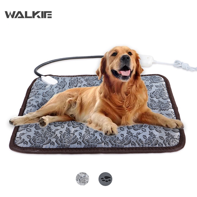 WALKIE 110v狗貓寵物電熱毯 恆溫電熱毯 防水電熱毯 狗狗貓咪專用 貓用小型取暖器 斷電保護 動物床45cm