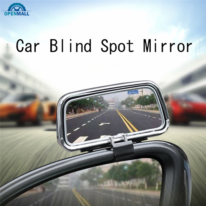 ❤OM❤汽車輔助盲點鏡 汽車盲點鏡 旋轉可調後視鏡 停車輔助鏡 廣角鏡