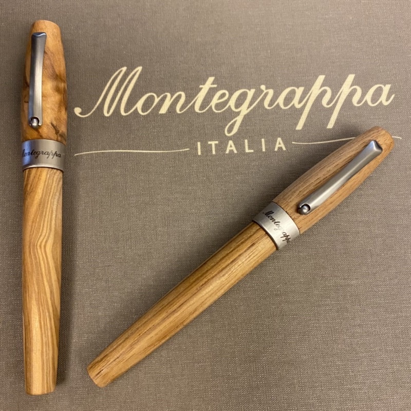 Pen 101》義大利🇮🇹Montegrappa Heartwood Olive橄欖木/Light Teak柚木 鋼筆