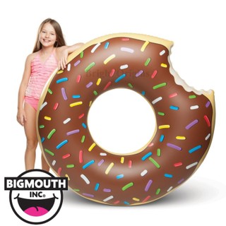 Big Mouth 造型游泳圈 巧克力甜甜圈款 全新