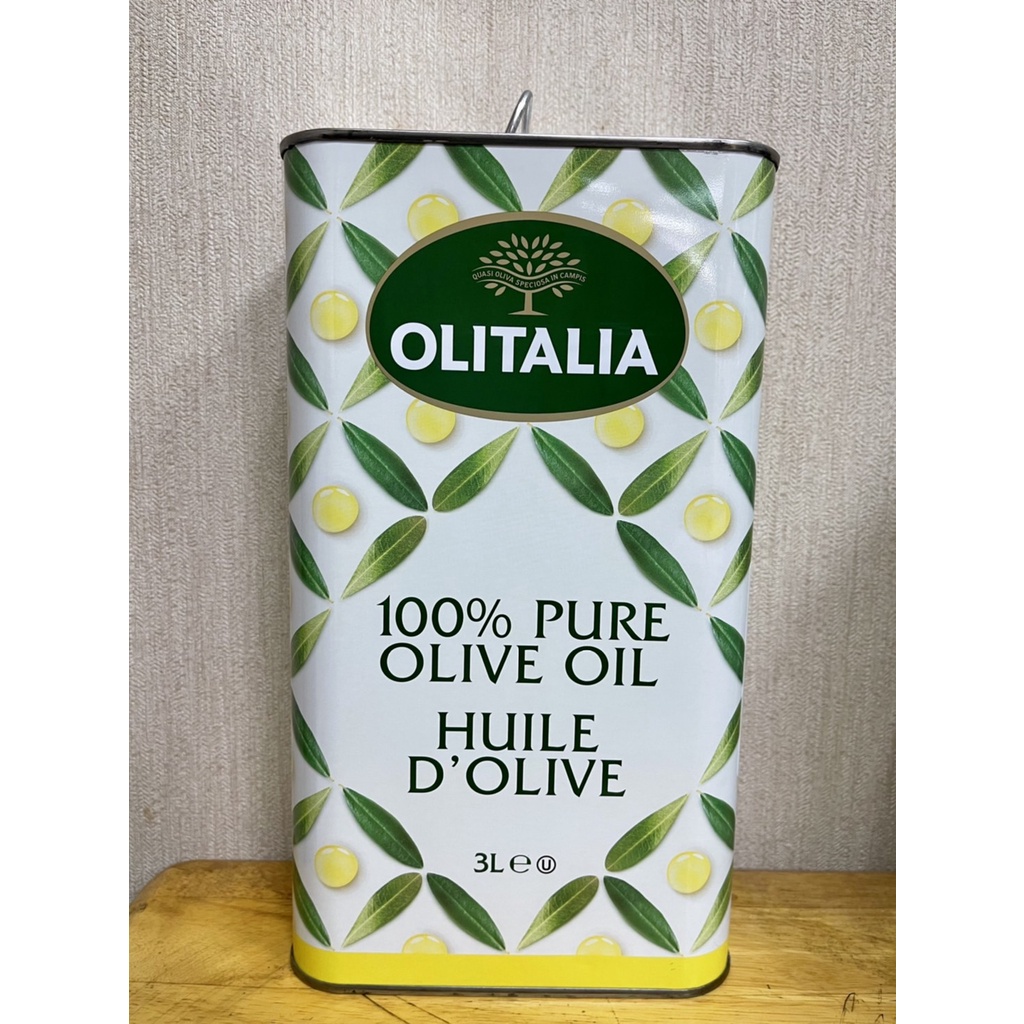 奧利塔 OLITALIA 純橄欖油 第二道橄欖油 PURE OLIVE OIL 3L 義大利