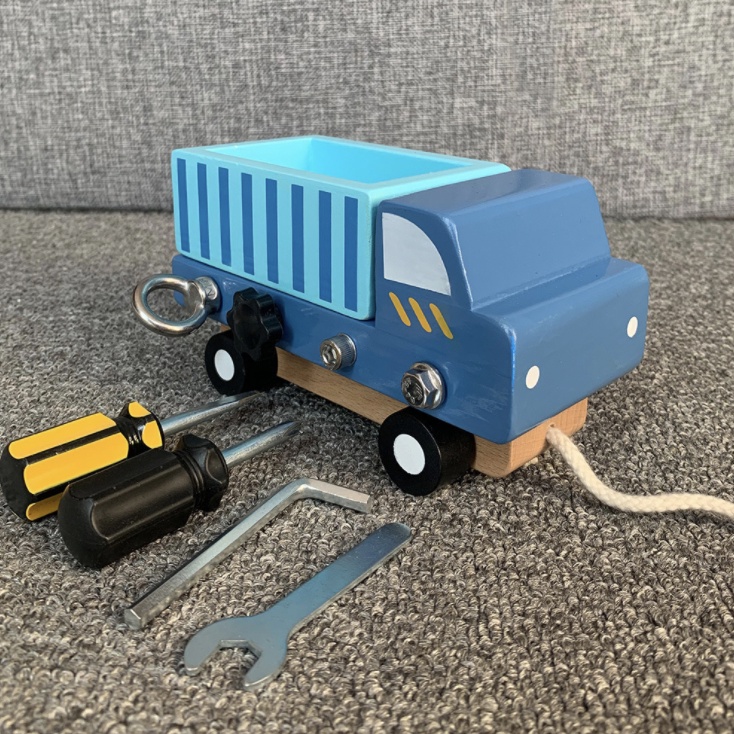 草莓噗噗🍓忙碌卡車工具箱 螺母玩具 螺絲起子玩具 工具修理玩具 維修玩具