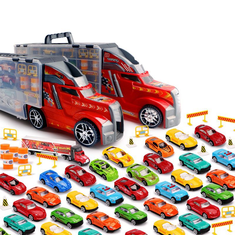 ❀ ♥優質現貨 兒童大貨櫃車模擬運輸車小汽車卡車六一兒童節模型合金男孩玩具車