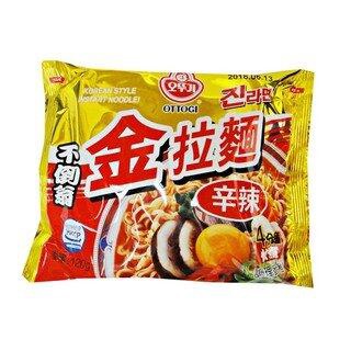【韓國不倒翁】金拉麵辛辣口味(120g)單包(效期:2025/10/02)市價39元特價29元