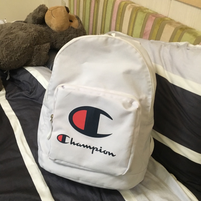 champion 白色後背包