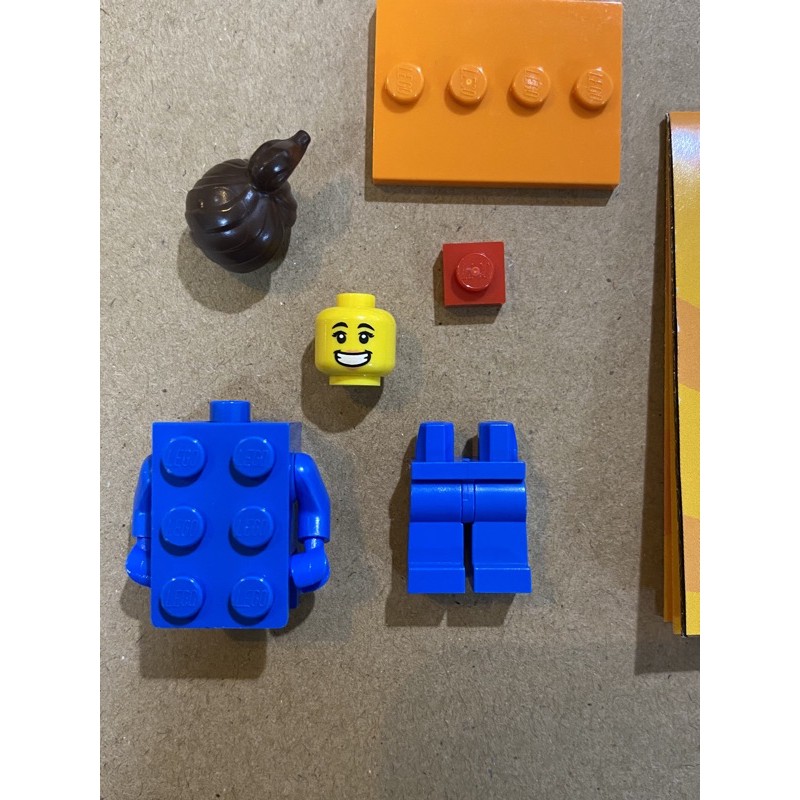 LEGO 樂高 人偶 藍色 磚塊女孩 第十八代人偶包 71021
