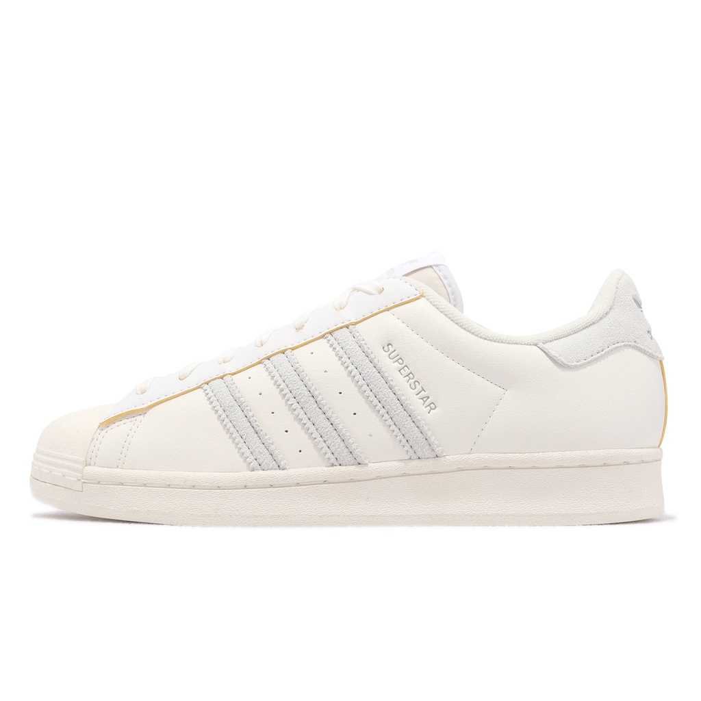 adidas 休閒鞋 Superstar Vegan Icons 米白 灰 奶油白 男鞋 女鞋 【ACS】 GY4656