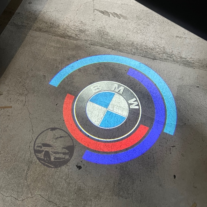 BMW OEM款 迎賓燈 照地燈 鏡片式 NAANTE 50週年 紀念logo F30 F20 G20 F44