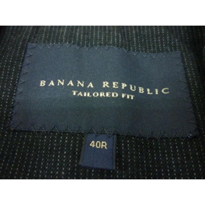 BANANA REPUBLIC 深灰色 棉質 休閒款 西裝外套