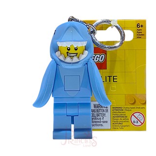 公主樂糕殿 LEGO 樂高 LED 手電筒 鯊魚人鑰匙圈 LGL-KE155
