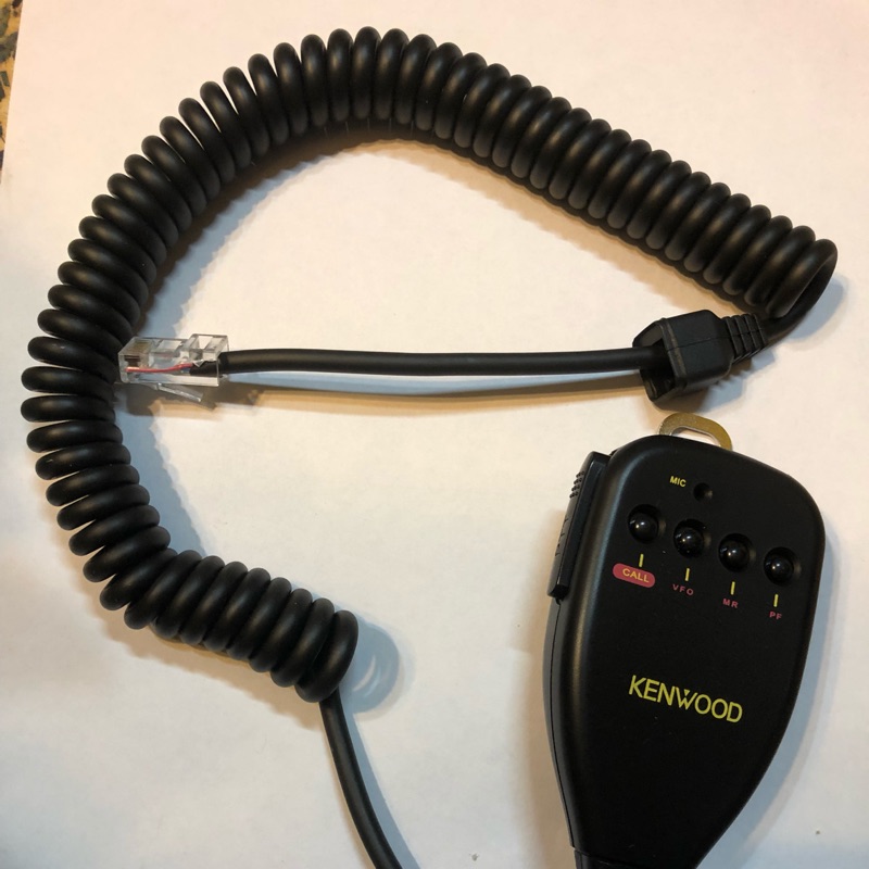 KENWOOD專用拖咪 MC-44無線電對講機手持麥克風｛｛方頭的ㄛ圓頭的在另一個賣場｝｝