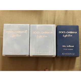 Dolce & Gabbana D&G 淺藍 男、女性淡香水 4.5ml 小香