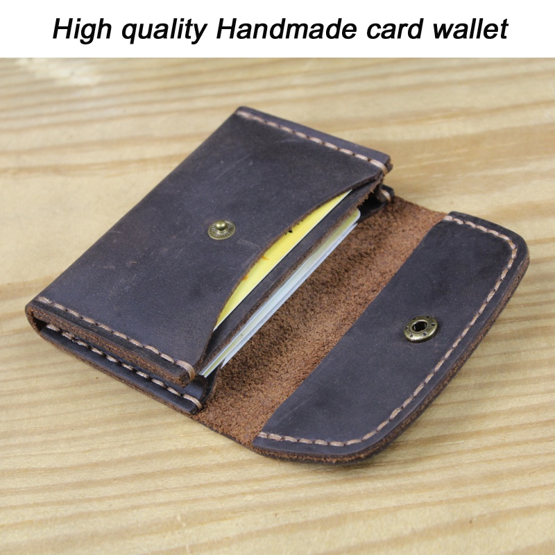 Munuki 手工高級真皮卡包皮革卡夾小錢包信用卡夾名片夾 MC-411#