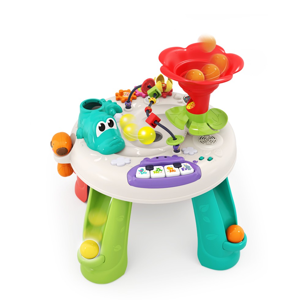 HolaLand歡樂島 叢林滾球遊戲學習桌  匯樂益智聲光玩具 現貨 廠商直送
