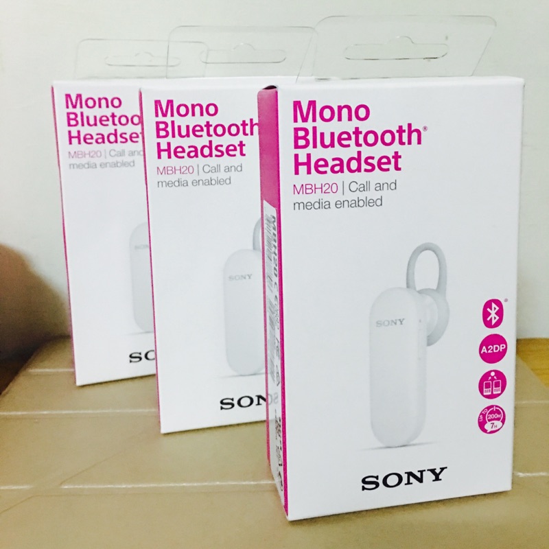 全新¥SONY原廠藍芽耳機  MBH20