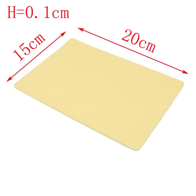 聖焰刺青器材新款工廠直銷矽膠練習皮15*20*0.1cm常規空白小號紋身練習皮 紋身套裝