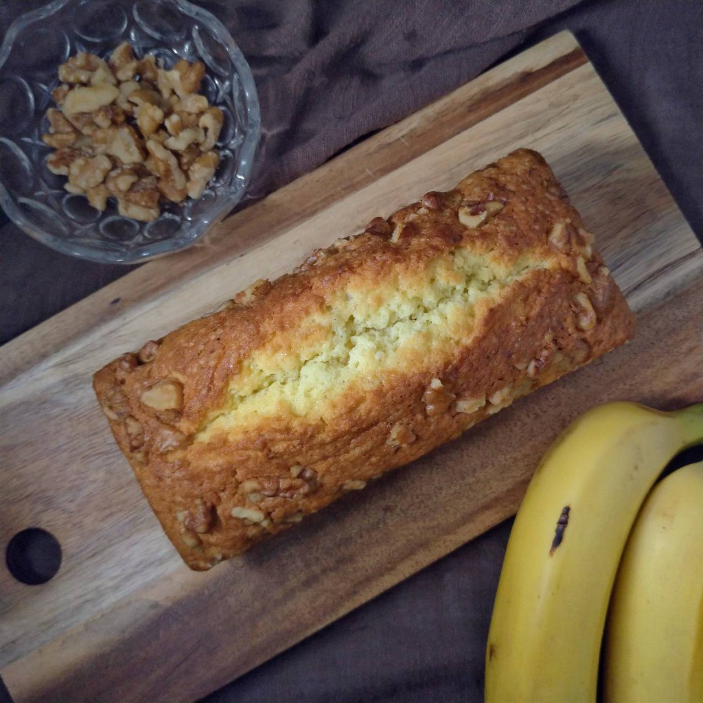 [SEARCH/手作甜點]香蕉核桃磅蛋糕