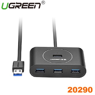 【3CTOWN】含稅附發票 UGREEN 綠聯 20290 4埠 USB3.0 HUB集線器 黑色