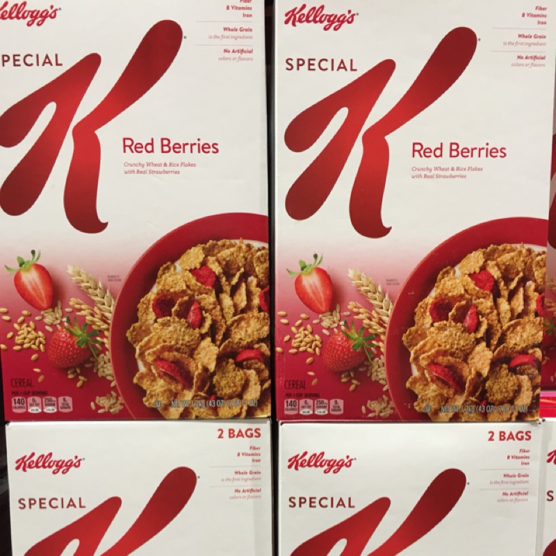 🌈Costco👉家樂氏草莓早餐脆片Kellogg’s Special K 淨重1.2公斤 #1282434#