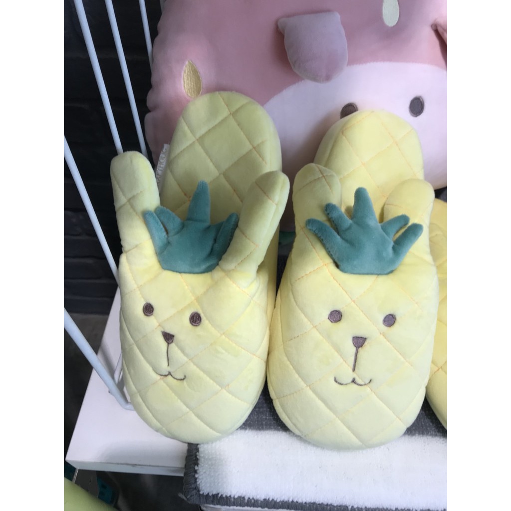 【日本帶回、現貨不用等】超可愛！正版宇宙人 Craftholic 水果系列拖鞋 室內拖 可愛水果拖鞋