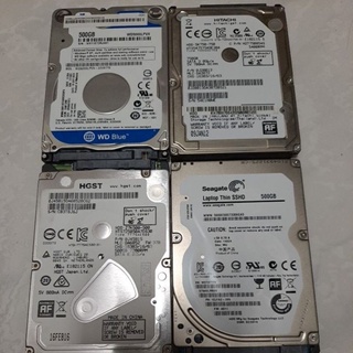 任選廠牌 WD HGST SEAGATE HITACHI 500GB 2.5吋硬碟 良品 測試正常