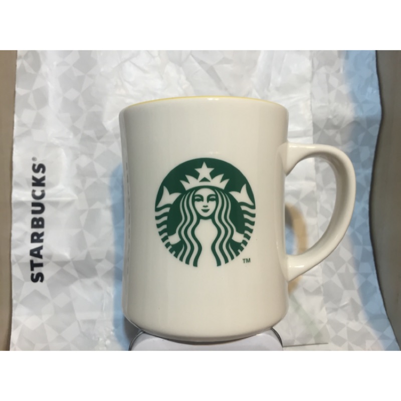 2014 全新 台灣 星巴克 Starbucks 16週年 白女神Logo杯 16oz 473ml