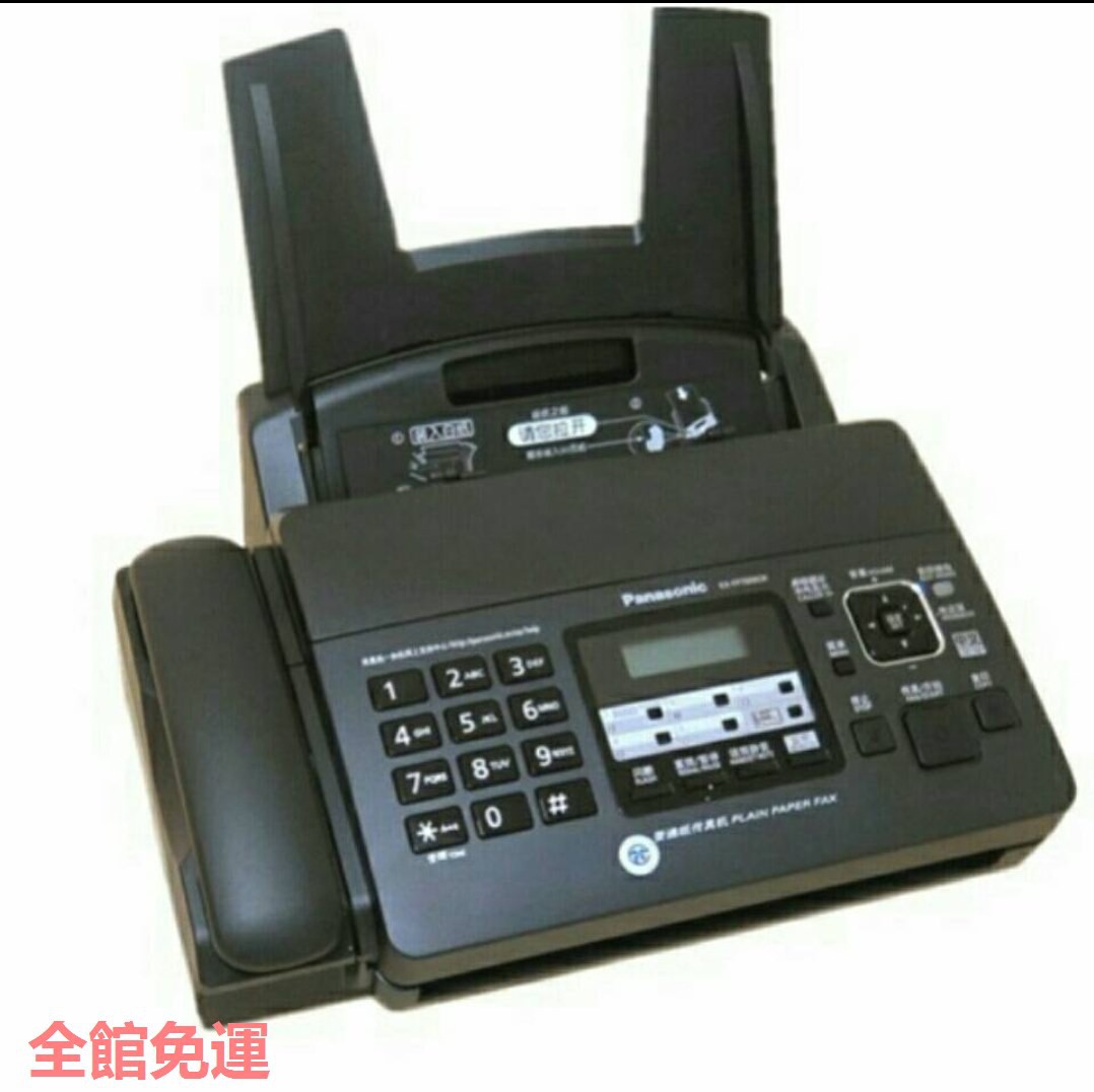 宅配免運 傳真機全新松下7009cn傳真機a4普通紙中文顯示辦公家用電話一體 蝦皮購物