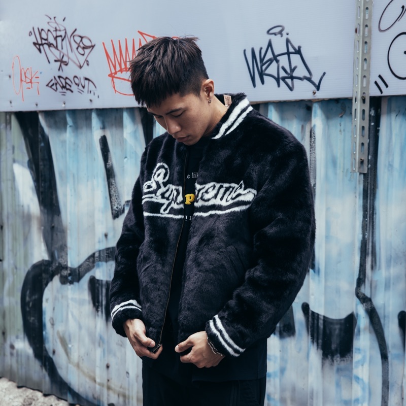 Supreme Faux Fur Varsity Jacket ファー - ブルゾン