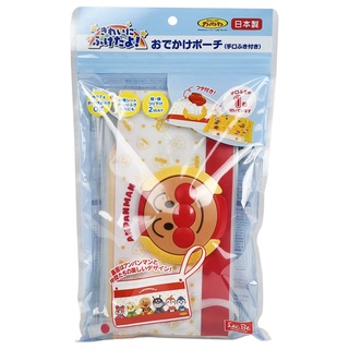 麵包超人 Anpanman 攜帶式手口專用濕紙巾附吊掛夾鏈袋(60枚入) 日本製 現貨～