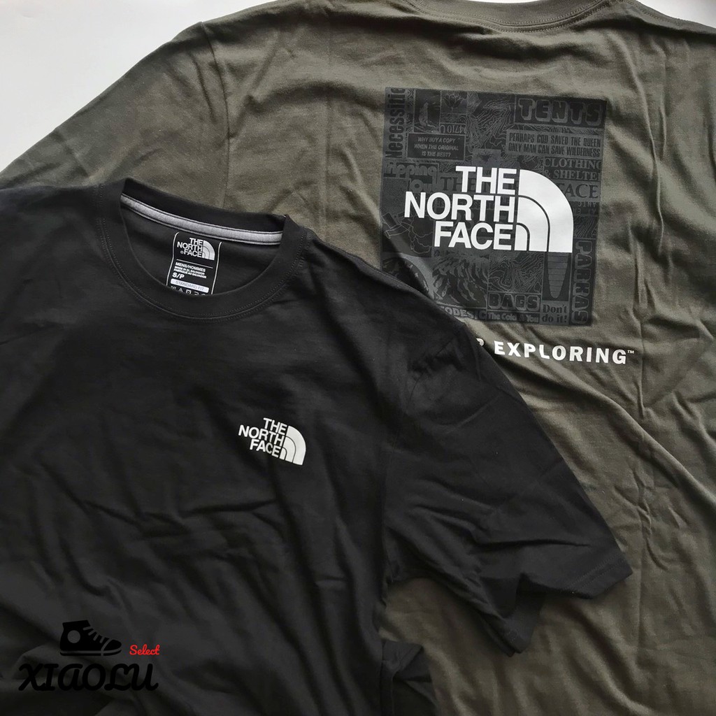 XIAOLU】 THE NORTH FACE RED BOX TEE 北臉短袖經典款黑色軍綠| 蝦皮購物