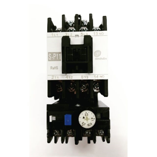 【士林電機】電磁開關(附relay) MSOP-11 110V / 220V 電磁接觸器 自動控制 配盤 電料 積熱電驛