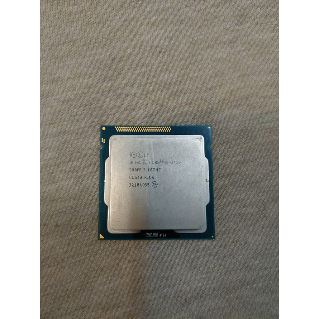 Intel CPU 1155腳位 i5-3450 二手良品(已過保) 附原廠風扇