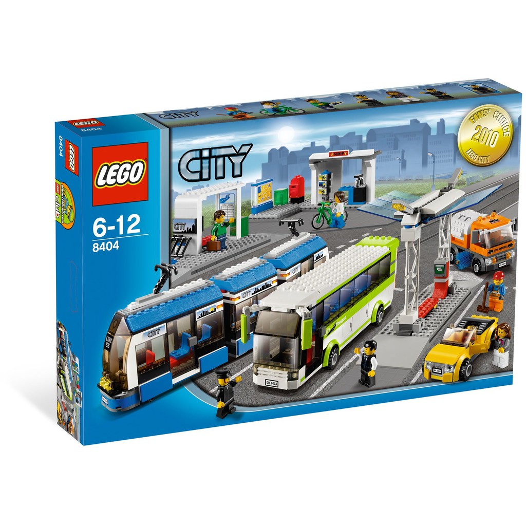 正版 絕版 樂高 LEGO 8404 City 城市 轉運站 Public Transport Station 全新品