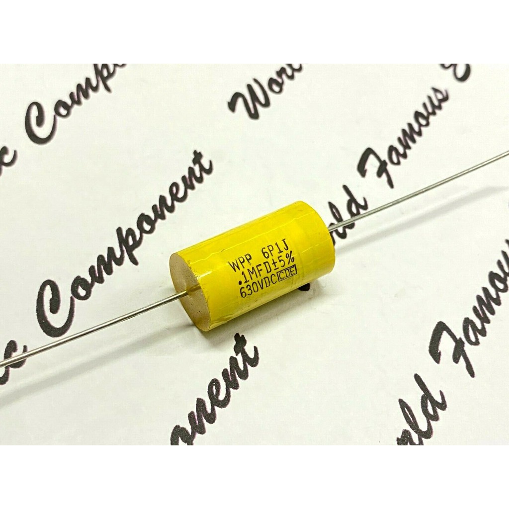 Cornell Dubilier WPP 0.1uF 400V 5% Axial Film Capacitor - WPP4P1J (1 Piece)